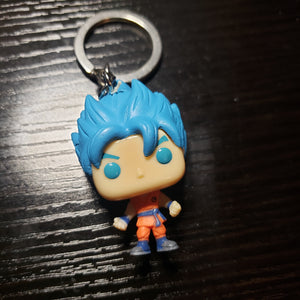 Goku SSGSS Keychain
